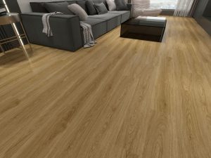 Βινυλικό δάπεδο LVT-PVC κολλητό σε μοντέρνο χώρο, ανθεκτικό, εύκολο στην τοποθέτηση, ιδανικό για κατοικίες και επαγγελματικούς χώρους.