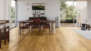 Προγυαλισμένο ξύλινο πάτωμα δρυς Jerotech σε σύγχρονο σπίτι